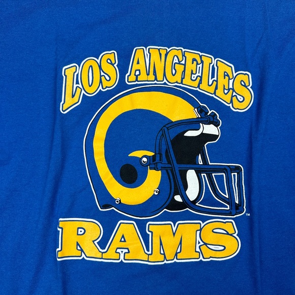 Vintage Trench Los Angeles Rams single stitched tee - Picture 2 of 5